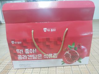미쁨생활건강 콜라겐 담은 석류즙 70ml x 30포 — 4점을 준 리뷰어가 2021년 9월 올린 사용 사진