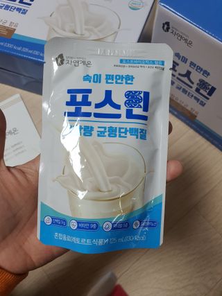 자연에온 마시는 프로틴 고함량 균형단백질 음료 포스틴 125ml 10개입 1BOX — 5점을 준 리뷰어가 2021년 5월 올린 사용 사진