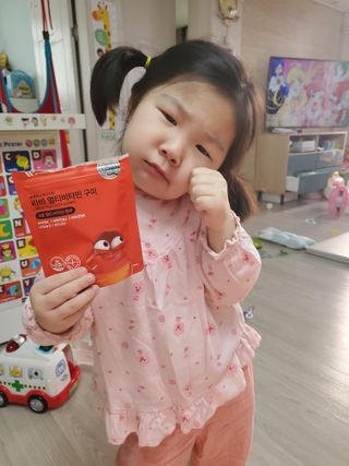[푸름웰니스] 라바 멀티비타민 구미 36g — 5점을 준 리뷰어가 2022년 3월 올린 사용 사진