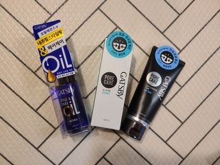 [갸스비] 명불허전, 남성을 위한 브랜드 갸스비의 올인원, 폼클렌징, 헤어오일 3종 — 5점을 준 리뷰어가 2021년 3월 올린 사용 사진