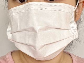 [엠메이데이] 엠쉴드 마스크KF-AD 화이트 50EA — 5점을 준 리뷰어가 2022년 2월 올린 사용 사진