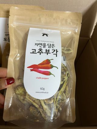 자연을담은모듬부각 — 5점을 준 리뷰어가 2022년 1월 올린 사용 사진