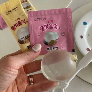 (주) 피치코리아 신기한 물방울떡 젤리 x2개입 — 5점을 준 리뷰어가 2023년 5월 올린 사용 사진