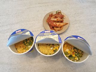 NISSIN 닛신 컵누들  4종 - 씨푸드오리지날, 씨푸드 스파이시, 씨푸드 커리, 씨푸드 XO소스 — 5점을 준 리뷰어가 2021년 10월 올린 사용 사진