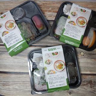 참살이도시락 작심삼일 샐러드도시락 3개 맛보기 새벽배송 또는 택배배송 — 5점을 준 리뷰어가 2021년 9월 올린 사용 사진