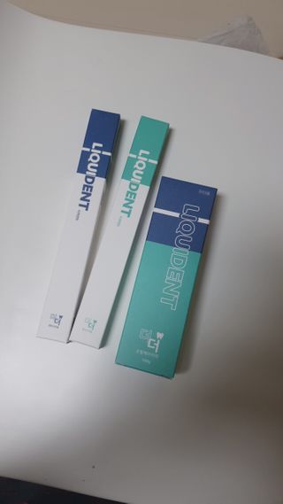 리퀴덴트 오랄케어 온가족용 리퀴덴트 더더 오랄케어 무불소 치약 + 임상시험완료 이중 미세 엠보싱 칫솔 올데이세트 — 5점을 준 리뷰어가 2021년 1월 올린 사용 사진