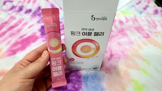 [인디닥터] 면역 생생 핑크 이뮨 젤리 — 5점을 준 리뷰어가 2022년 4월 올린 사용 사진