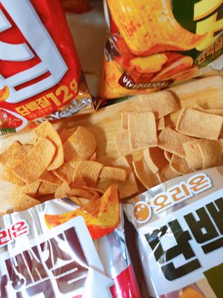 맛있게 채우는 단백질 12g, 닥터유 단백질칩 — 5점을 준 리뷰어가 2023년 12월 올린 사용 사진
