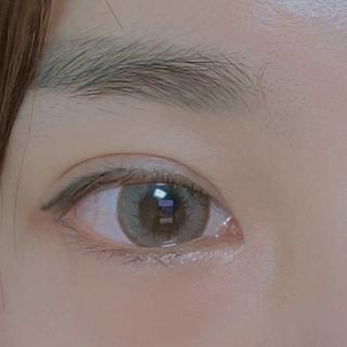 렌시스 LENSSIS [ 렌시스 ] 브라운 써클링의 영롱한 색감 ＃위썸초코 1개월용 ｜ 2직경 중 택1 ｜ — 5점을 준 리뷰어가 2021년 5월 올린 사용 사진