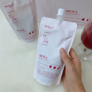 12월 15일 출시, 건강기능식품 브랜드 본리브 나 다운 시작 제품 3종 — 5점을 준 리뷰어가 2020년 12월 올린 사용 사진