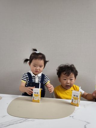 메디웰 페디아드링크 미니 바나나맛 — 5점을 준 리뷰어가 2022년 8월 올린 사용 사진