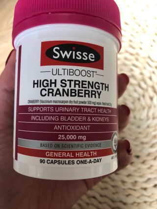 Swisse 스위스 고함량 크랜베리 25000mg 90정 — 5점을 준 리뷰어가 2021년 3월 올린 사용 사진