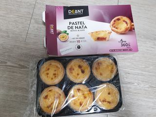 디앙뜨 포르투갈 에그타르트 오리지널 맛+패션후르츠 맛 중 택1 — 5점을 준 리뷰어가 2021년 7월 올린 사용 사진