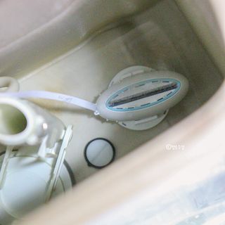 대림 디움 대림바스 365 스마트팟 자동 변기 살균 세정제 — 5점을 준 리뷰어가 2021년 5월 올린 사용 사진