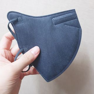 애니가드 셋업마스크 4컬러 각 10매입 [크리미베이지, 캐시미어로즈, 초콜렛브라운, 미드나잇네이비] — 5점을 준 리뷰어가 2022년 2월 올린 사용 사진