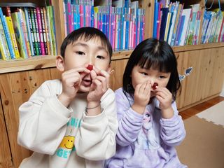 [푸름웰니스] 라바 멀티비타민 구미 36g — 5점을 준 리뷰어가 2022년 4월 올린 사용 사진