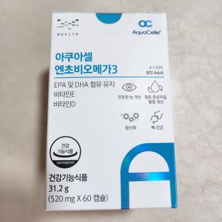 메디포스트 모비타 아쿠아셀 엔초비오메가3 60캡슐 — 5점을 준 리뷰어가 2023년 2월 올린 사용 사진