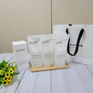 원스어윅 핸드워시 모링가향 본품1 + 리필파우치3 — 5점을 준 리뷰어가 2021년 1월 올린 사용 사진