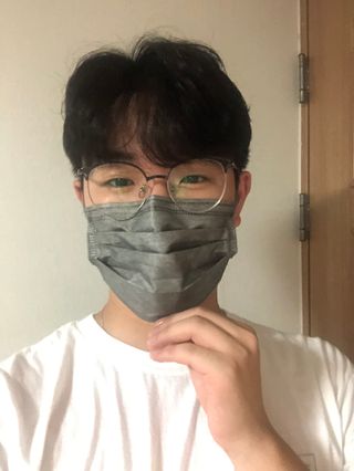 에어에이드 컬러 덴탈 마스크 — 5점을 준 리뷰어가 2021년 8월 올린 사용 사진