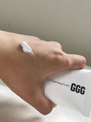 지지지 클린 퍼펙트 클렌징폼 120g — 5점을 준 리뷰어가 2022년 4월 올린 사용 사진