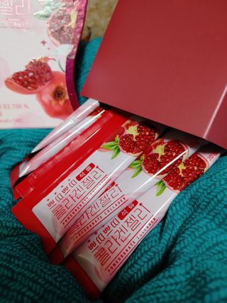 헬스업_쁘띠쁘띠석류콜라겐젤리_20g x 14포 — 5점을 준 리뷰어가 2021년 3월 올린 사용 사진
