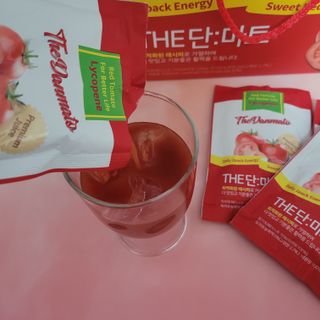 제이제이바이오 더단마토 프리미엄주스 100ml 30팩입 - 무설탕 스테비아 토마토즙 — 5점을 준 리뷰어가 2021년 11월 올린 사용 사진