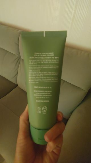[팜스테이] 티트리 바이옴 로우 피에이치 카밍 클렌저 — 5점을 준 리뷰어가 2022년 8월 올린 사용 사진