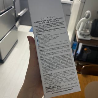 랑벨 수퍼내츄럴 수분잠금 토너 500ml (수분, 보습, 피부장벽 토너) — 5점을 준 리뷰어가 2022년 4월 올린 사용 사진