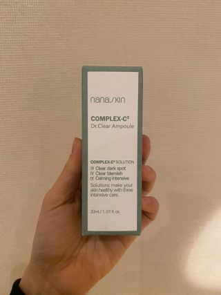 나나스킨 콤플렉스씨쓰리닥터클리어앰플 — 5점을 준 리뷰어가 2021년 4월 올린 사용 사진