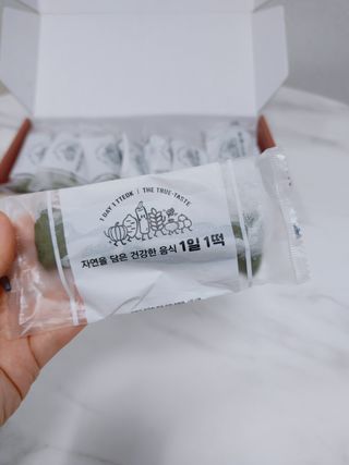 [푸디푸디] 1일1떡!  가래떡 낱개포장 아침식사 식사대용! 7종 세트 혼합 (1BOX=14개입) — 4점을 준 리뷰어가 2022년 4월 올린 사용 사진