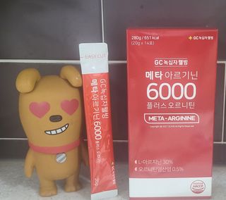 메타아르기닌 GC녹십자웰빙 메타 아르기닌 6000 플러스 오르니틴 — 5점을 준 리뷰어가 2022년 10월 올린 사용 사진