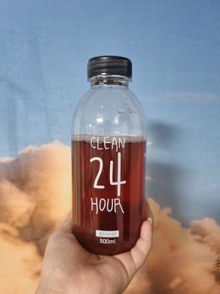 클린24시간 1BOX(5포) + 전용보틀(500ml) — 5점을 준 리뷰어가 2022년 7월 올린 사용 사진