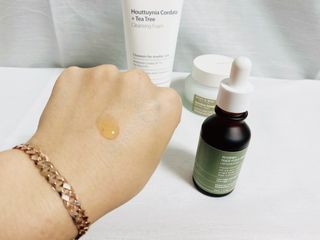 마리엔메이 센서티브 수딩 젤 크림 + 어성초 티트리 추출물 세럼 + 어성초 티트리 모공 클렌징 폼 — 5점을 준 리뷰어가 2021년 9월 올린 사용 사진