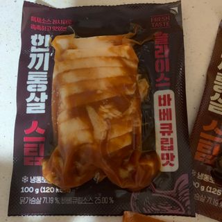 한끼통살 슬라이스 닭가슴살 — 5점을 준 리뷰어가 2023년 2월 올린 사용 사진