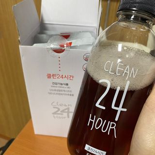 클린24시간 1BOX(5포) + 전용보틀(500ml) — 4.5점을 준 리뷰어가 2022년 12월 올린 사용 사진