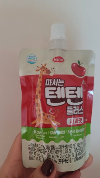 나우캠페인용 [한미사이언스] 우리 아이 튼튼, 엄마 마음 든든! 마시는텐텐 플러스 (100ml*10입) — 5점을 준 리뷰어가 2023년 10월 올린 사용 사진