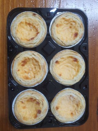 디앙뜨 포르투갈 에그타르트 오리지널 맛+패션후르츠+초콜릿타르트 맛 중 택1 — 4점을 준 리뷰어가 2021년 8월 올린 사용 사진