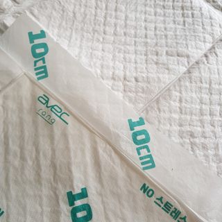 아베크 펫 와이드 프리미엄 대형 애견 강아지 배변 패드 30매 1팩 80g — 5점을 준 리뷰어가 2021년 7월 올린 사용 사진