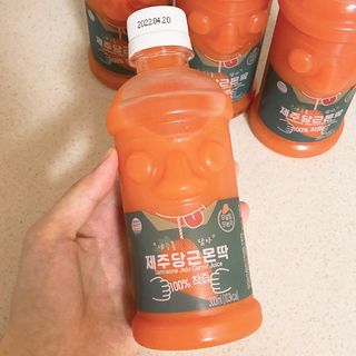 탐라원 무농약 당근과즙으로 건강한 당근주스, 당근몬딱주스 — 5점을 준 리뷰어가 2021년 8월 올린 사용 사진