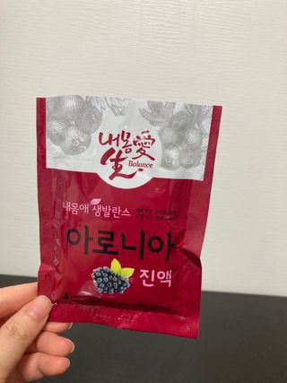 서울약사신협_내몸애생발란스아로니아_70ml x 30포 — 5점을 준 리뷰어가 2021년 6월 올린 사용 사진