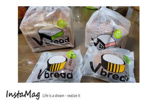 롯데제과 Vbread 포카치아식빵1개 + 미니식빵 1개 + 머핀 2개 세트 — 5점을 준 리뷰어가 2021년 9월 올린 사용 사진