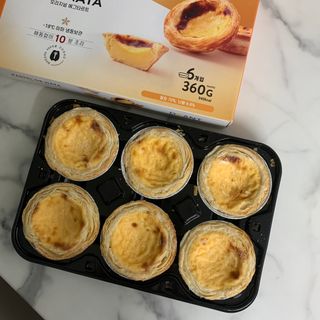 디앙뜨 포르투갈 에그타르트 오리지널 맛+패션후르츠 맛 중 택1 — 5점을 준 리뷰어가 2021년 8월 올린 사용 사진