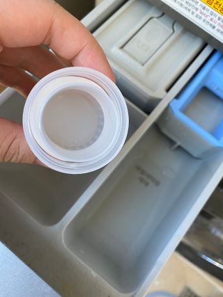 (주)바른양품 바른양품 친환경 세탁세제 1L — 5점을 준 리뷰어가 2022년 1월 올린 사용 사진