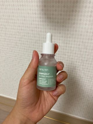 나나스킨 콤플렉스씨쓰리닥터클리어앰플 — 4점을 준 리뷰어가 2021년 10월 올린 사용 사진