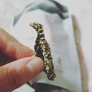 오봉산꽃부각 [만나식품] 오봉산 꽃부각 3가지 맛(오리지널, 새우맛, 매운고추맛) — 5점을 준 리뷰어가 2023년 1월 올린 사용 사진