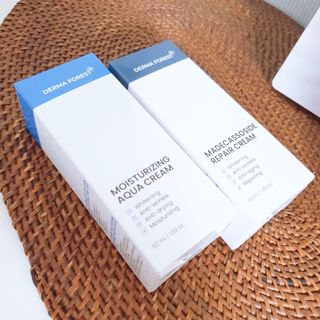 더마포레스트 마데카소사이드 리페어 크림,  모이스처라이징 아쿠아크림 — 5점을 준 리뷰어가 2021년 8월 올린 사용 사진