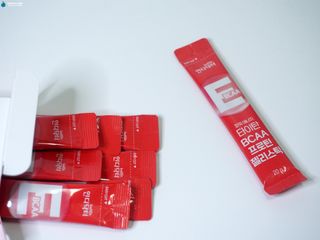[인디닥터] 타이탄 BCAA 프로틴 젤리스틱 — 4.5점을 준 리뷰어가 2022년 5월 올린 사용 사진