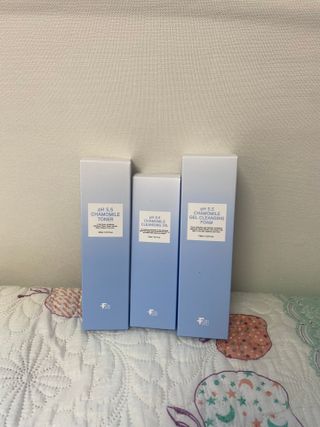 페브유 / FABYOU 페브유 pH5.5 캐모마일 젤 클렌징 폼 + 클렌징 오일 + 토너 3종 세트 — 5점을 준 리뷰어가 2021년 6월 올린 사용 사진