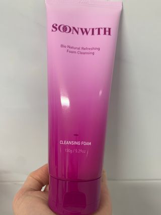 SOONWITH 바이오 내추럴 리프레싱 폼클렌징 — 4점을 준 리뷰어가 2021년 3월 올린 사용 사진
