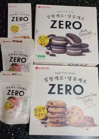 ZERO (초콜릿 칩 쿠키, 카카오 케이크, 후르츠 젤리, 아이스 콜라, 아이스 초코바) — 5점을 준 리뷰어가 2022년 6월 올린 사용 사진